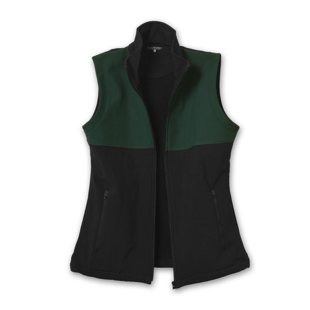 Polo Republica Aurora Women's Soft Shell Body Warmer Women's Jacket Polo Republica Black & Bottle Green S 