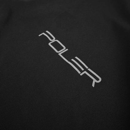 Poler Men's Logo Printed Quarter Zipper Activewear Polo Shirt Men's Polo Shirt IBT 