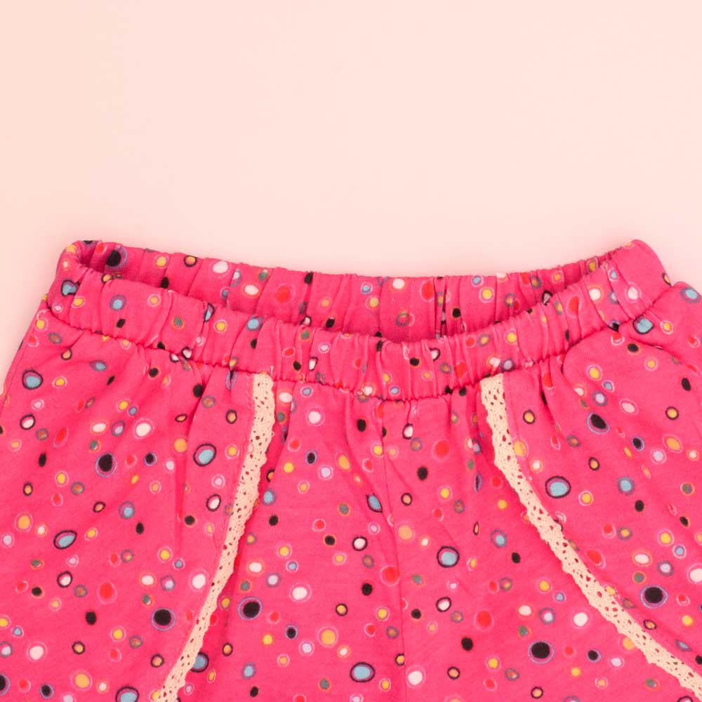 JTP Girl's Paige Bubble Dots Printed Shorts Girl's Shorts SRK 