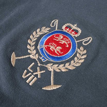 Polo Republica Men's Double Pony & 8 Embroidered Raglan Sleeve Pique Tee Shirt Men's Tee Shirt Polo Republica 