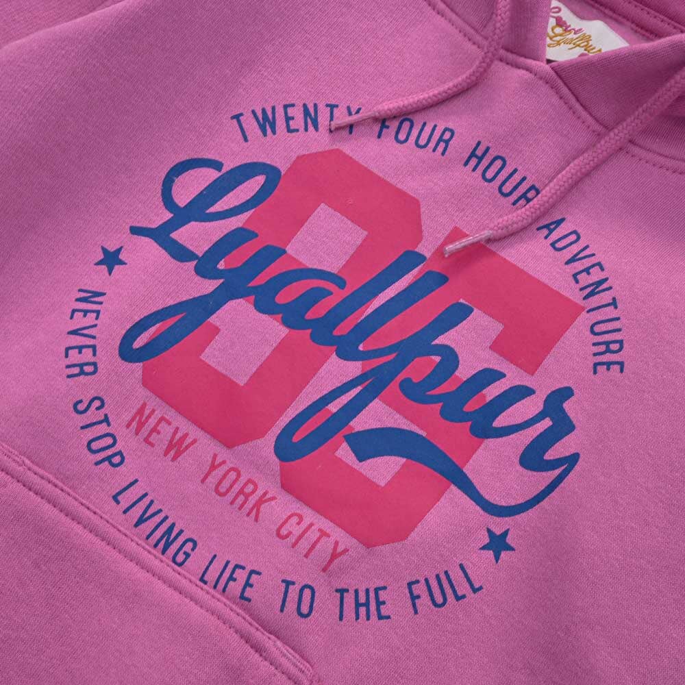 Girl's Lyallpur 95 Printed Pullover Hoodie Girl's Pullover Hoodie LFS 