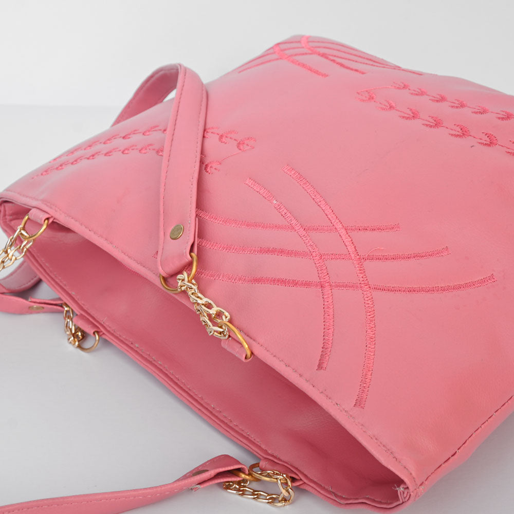 Women's Vatutine Embroidered Design Leather Shoulder/Hand Bag bag SNAN Traders 