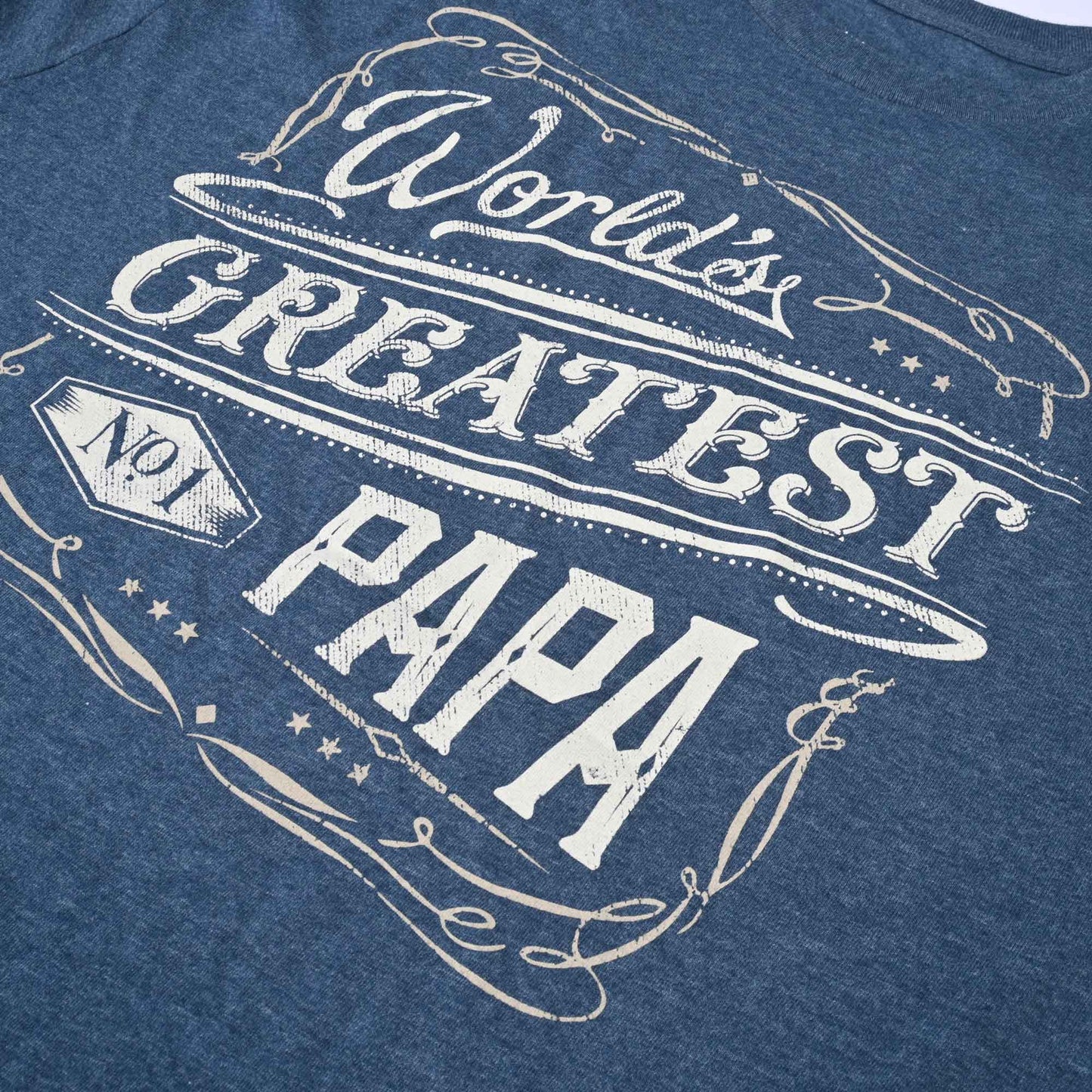 Celebrate Men's World Greatest Papa Printed Style Tee Shirt Men's Tee Shirt HAS Apparel 