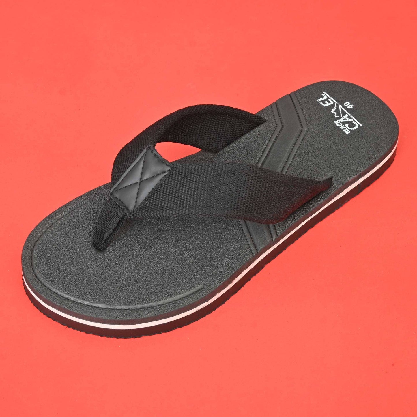 Black Camel Men's Ultra-Light Soft Flip Flops Slippers Men's Shoes Hamza Traders Black EUR 40 