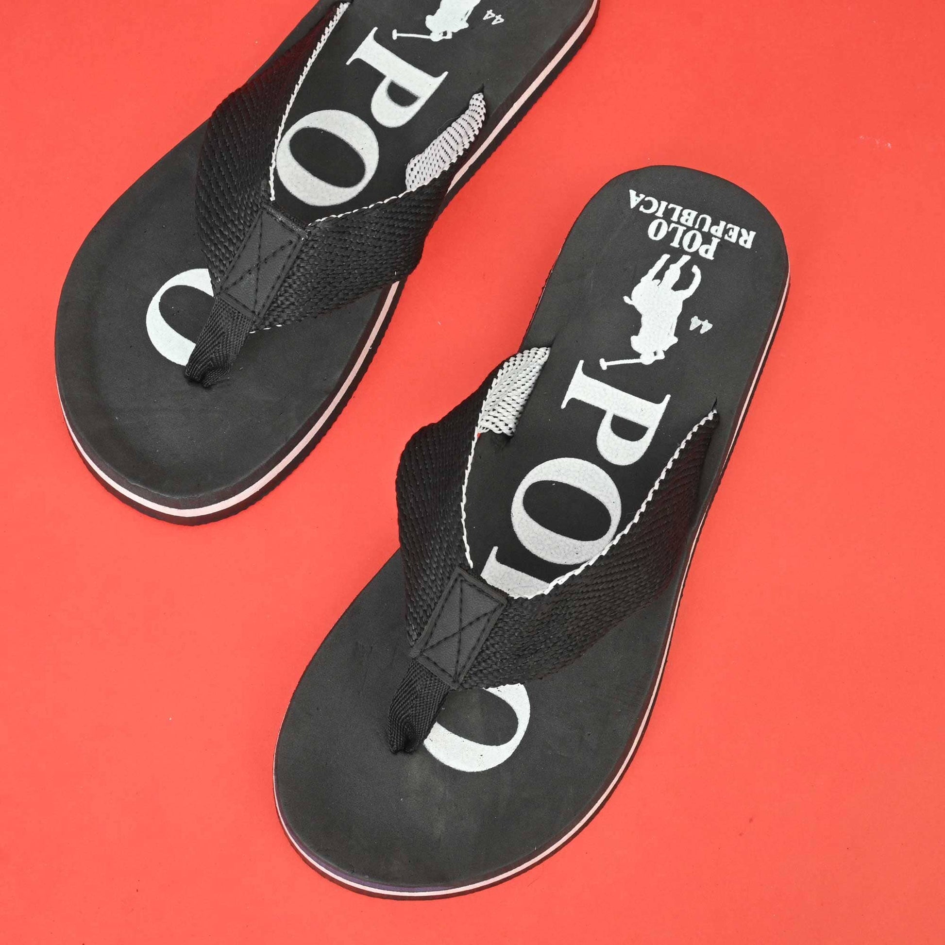 Polo Republica Men's Polo Pony Ultra-Light Soft Flip Flops Slippers Men's Shoes SNAN Traders 