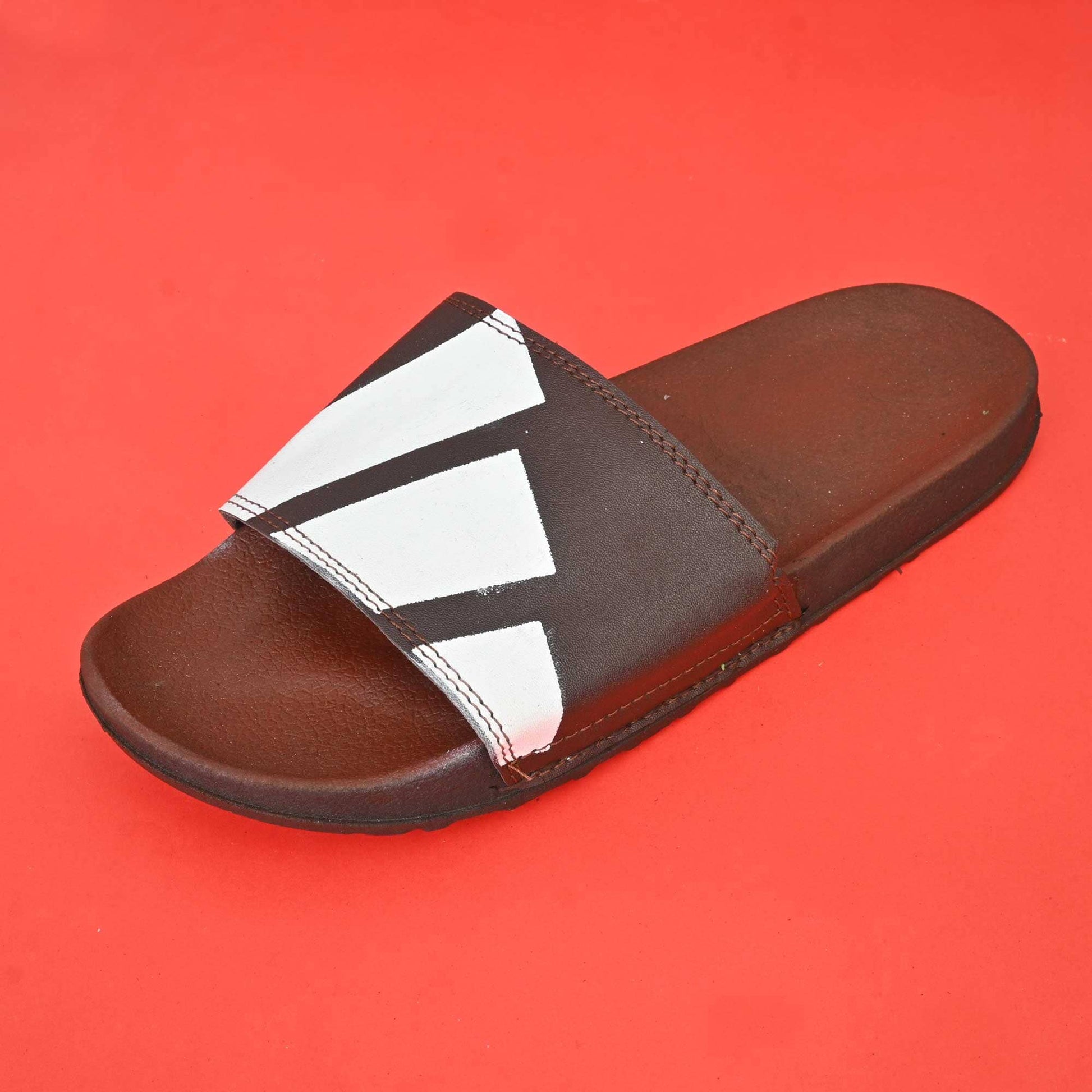 ATS Men's Bilbao Premium Design Slides Men's Shoes SNAN Traders Chocolate EUR 39 