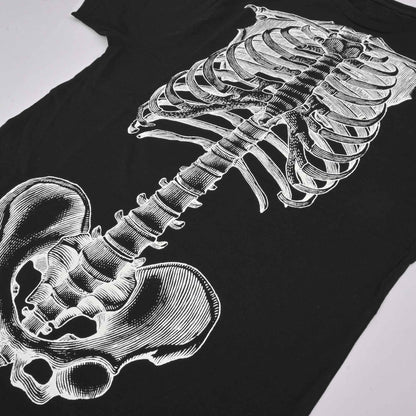 Men's Skeleton Printed Design Crew Neck Tee Shirt Men's Tee Shirt HAS Apparel 