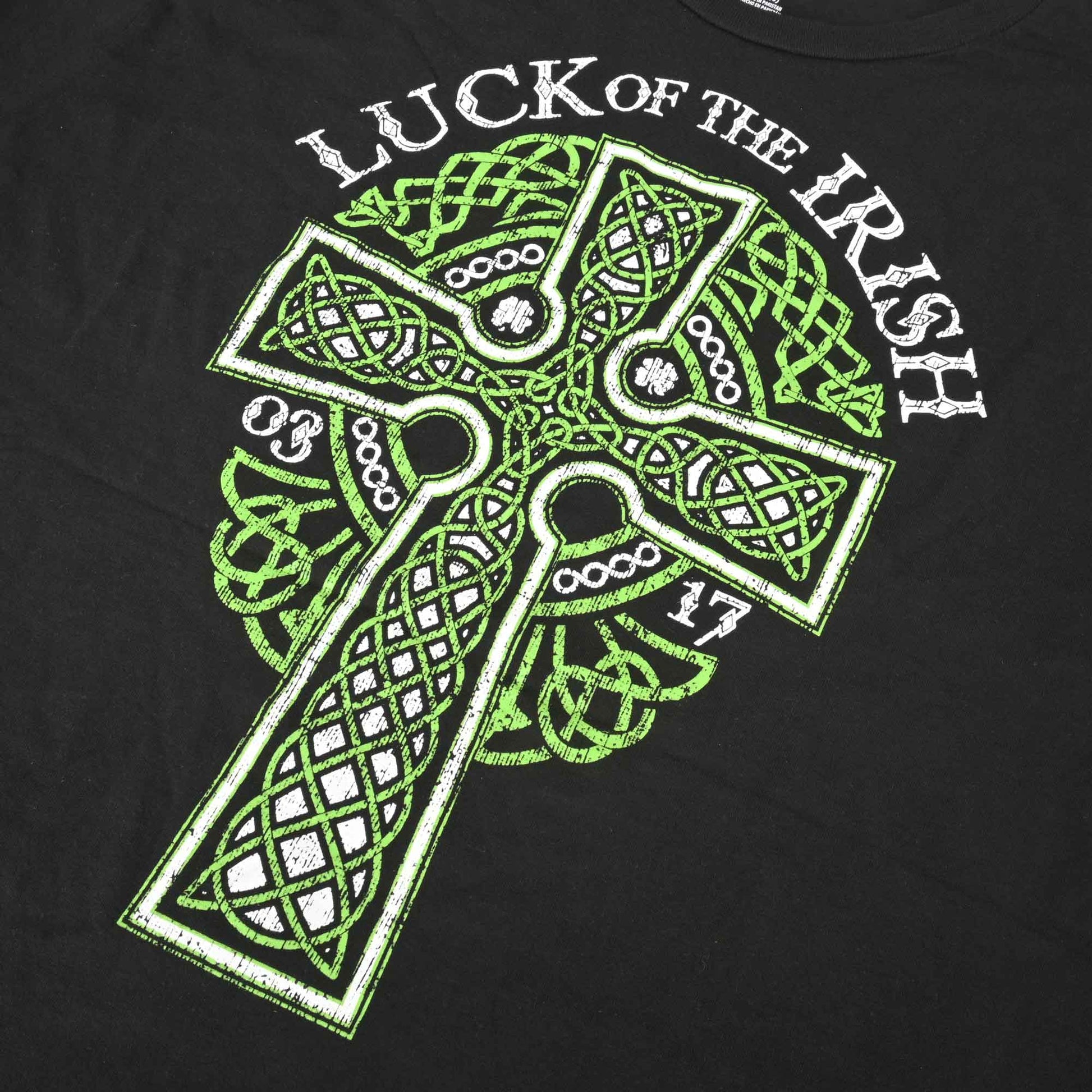 Celebrate Men's Lucky Of Irish Printed Short Sleeve Tee Shirt Men's Tee Shirt HAS Apparel 