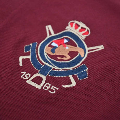Polo Republica Men's Crest & 8 Embroidered Short Sleeve Polo Shirt Men's Polo Shirt Polo Republica 