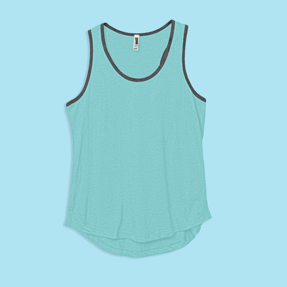 Pennant Women's Sando Sleeveless Tank Top Women's Tee Shirt IST Turquoise S 