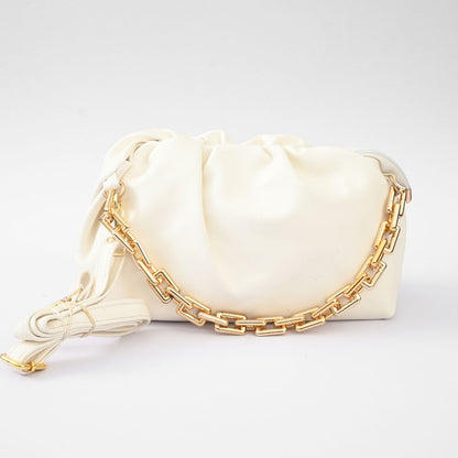 Women's Strasbourg Leather Classis Hand/Shoulder Bag bag SNAN Traders White 