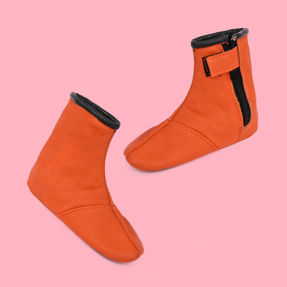 Kid's PU Leather Warmth Socks Socks NB Enterprises Orange EUR 26 