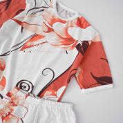 Kid's Aranos Crew Neck Tee and Shorts Set Boy's Suit Set HMG 