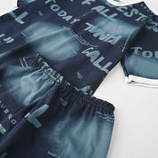 Kid's Aranos Crew Neck Tee and Shorts Set Boy's Suit Set HMG 