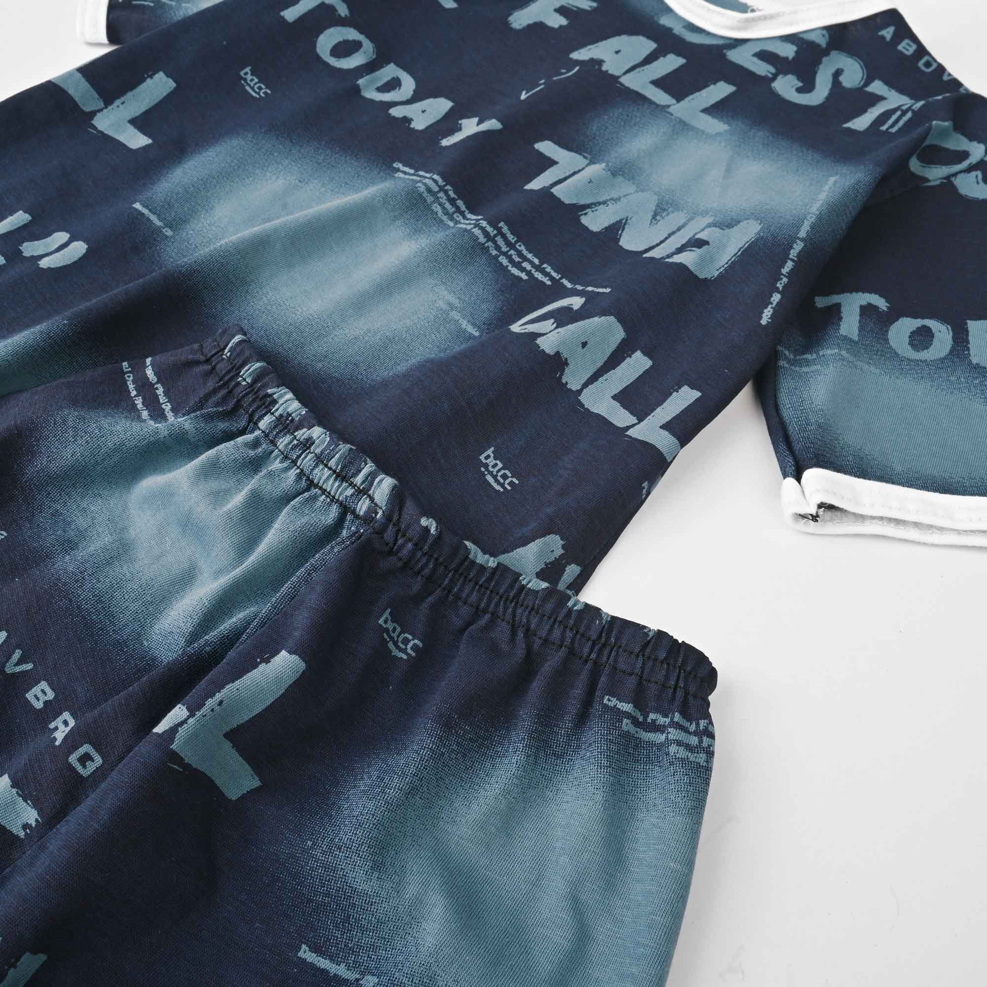 Kid's Aranos Crew Neck Tee and Shorts Set Boy's Suit Set HMG 