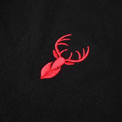 Polo Republica Men's Deer & 5 Embroidered Contrast Panels Polo Shirt Men's Polo Shirt Polo Republica 