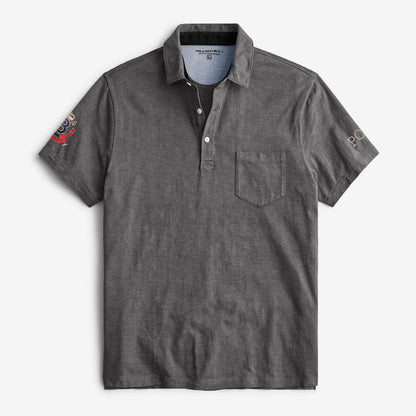 Polo Republica Men's Polo & Crest Embroidered Pique Pocket Polo Shirt Men's Polo Shirt Polo Republica Graphite S 
