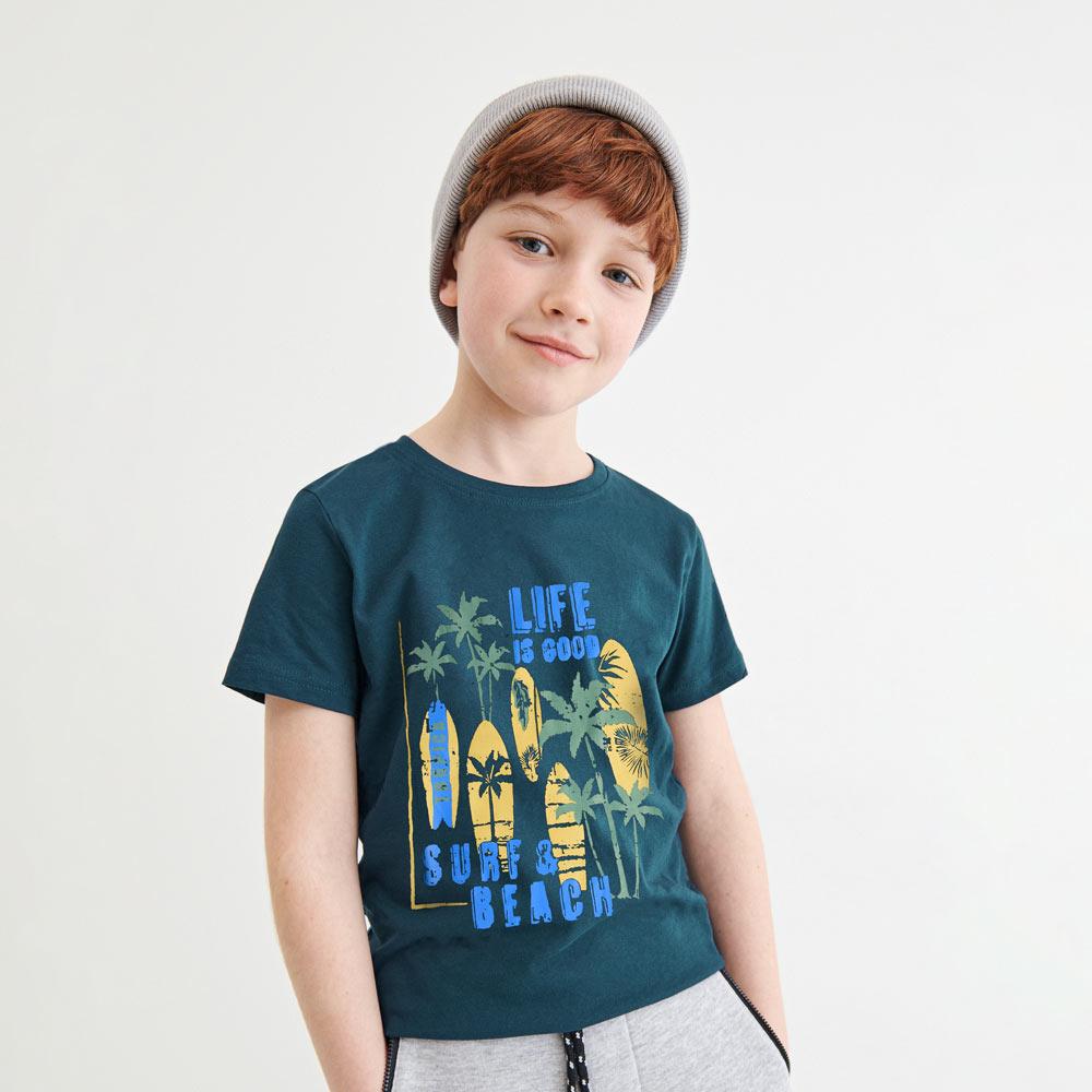 Poler Kid's Life Is Good Printed Crew Neck Tee Shirt Boy's Tee Shirt IBT 