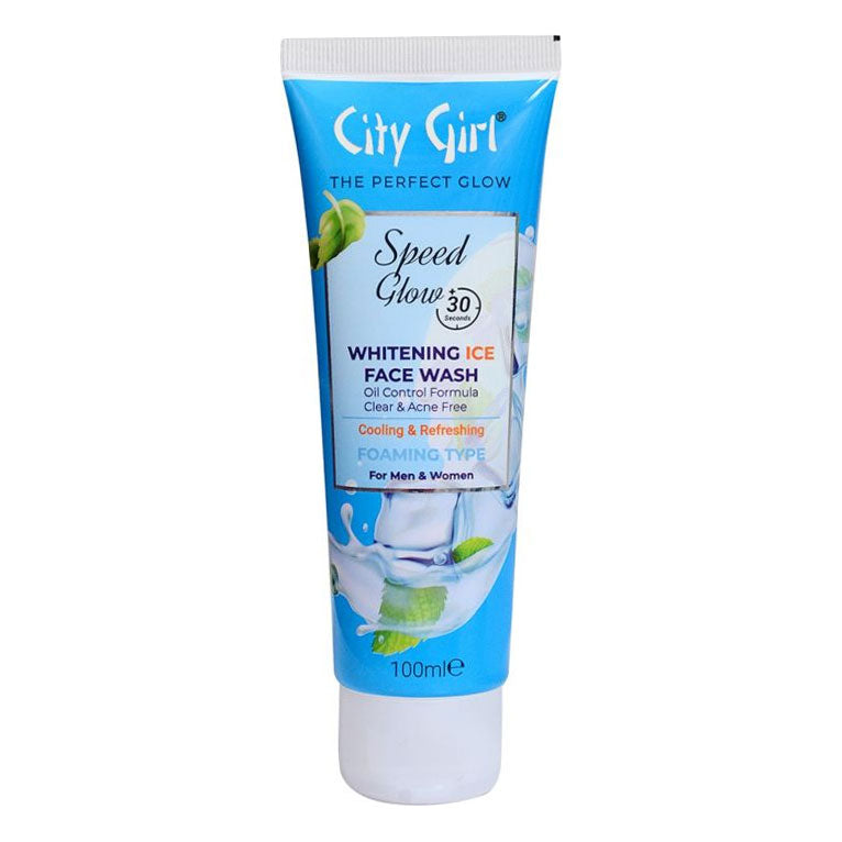City Girl Perfect Glow Whitening Face Wash - 100 ml Health & Beauty AYC Ice 