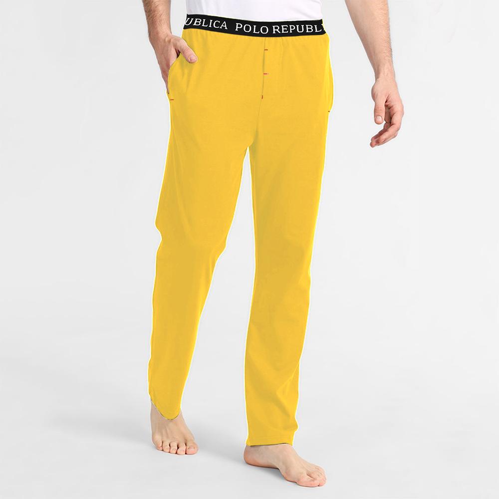 Polo Republica Men's Vodice Casual Pique Trouser Men's Trousers Polo Republica Sunny Yellow S 