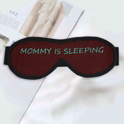 Polo Republica Eye Mask for Sleeping. Made-With-Waste! Eyewear Polo Republica Maroon Mommy is Sleeping 