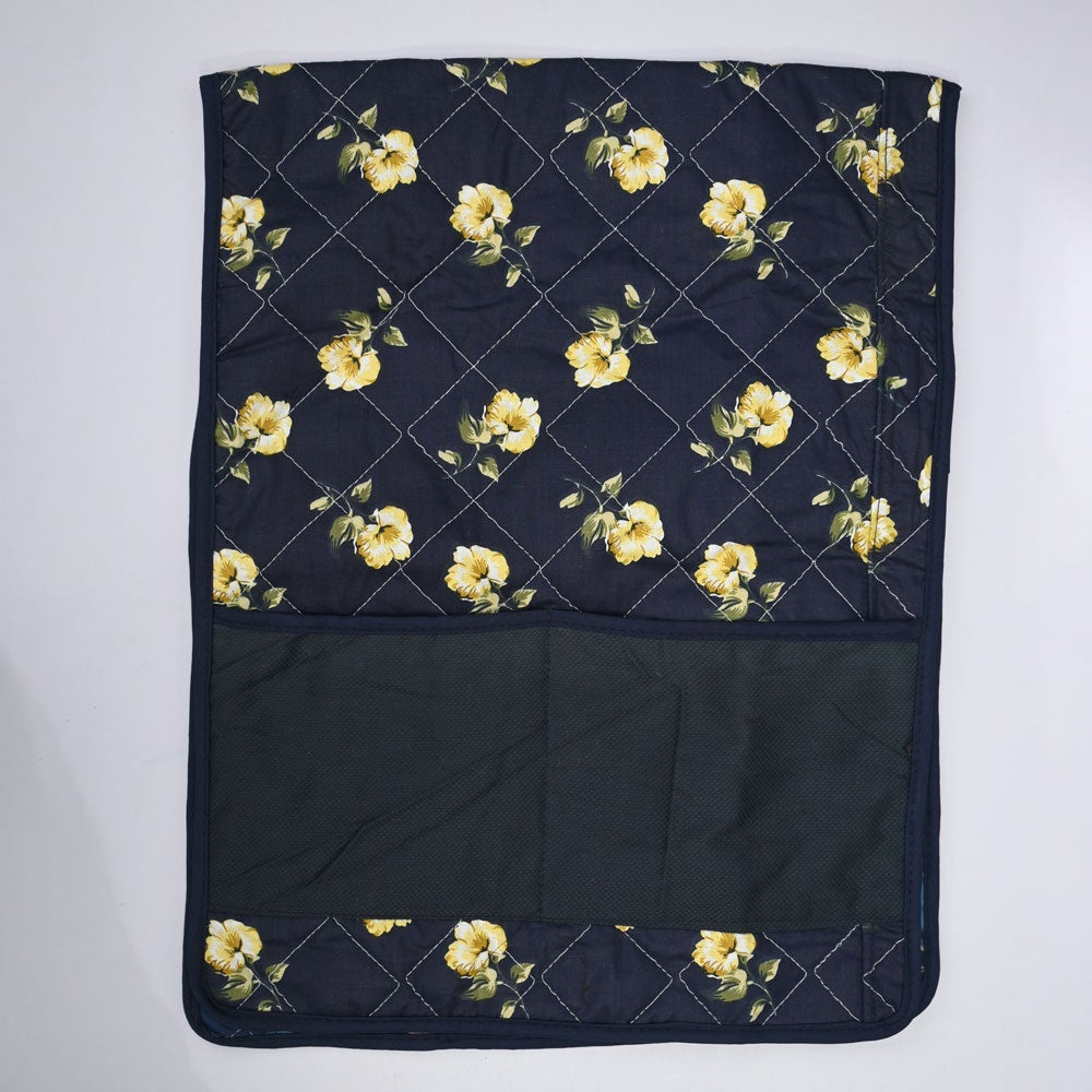Microwave-Oven Printed Quilted Cover Home Decor FGT Navy Medium 