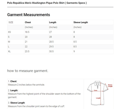 Polo Republica Men's Essentials Activewear Polo Shirt - Moisture Wicking