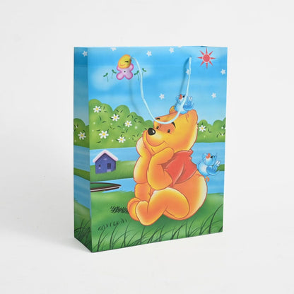Kid's Beautiful Character Printed Gift Bag Hand Bag SAK Pooh Bear 