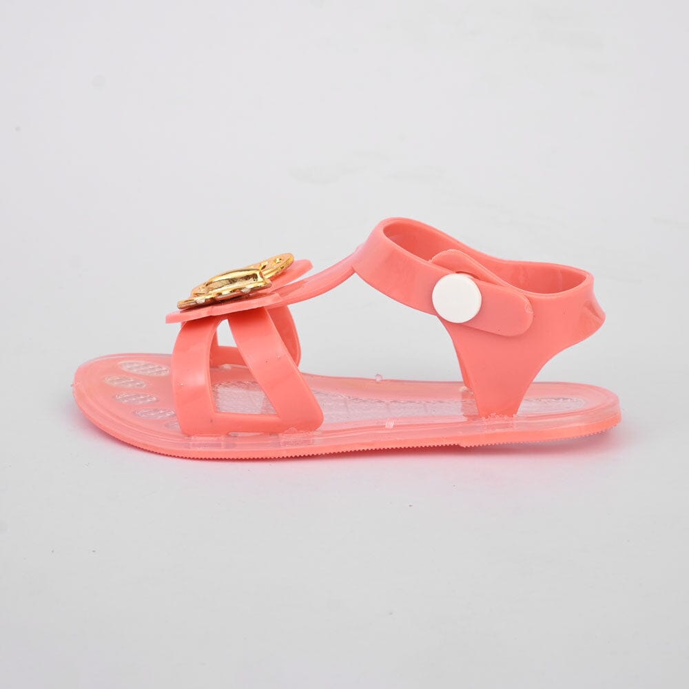 Girl's Butterfly Design Rubber Sandals