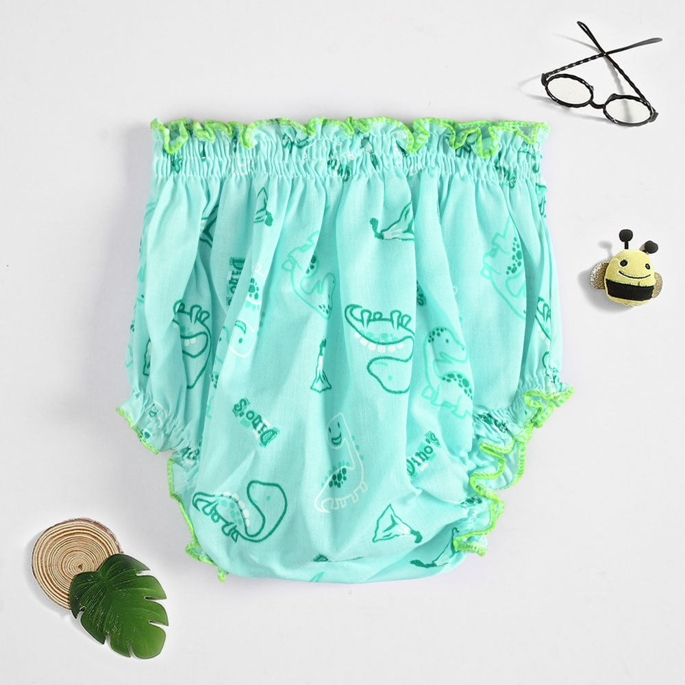 Kid's Dino's Printed Basic Underwear Kid's Underwear SRL Sea Green 3-6 Months 