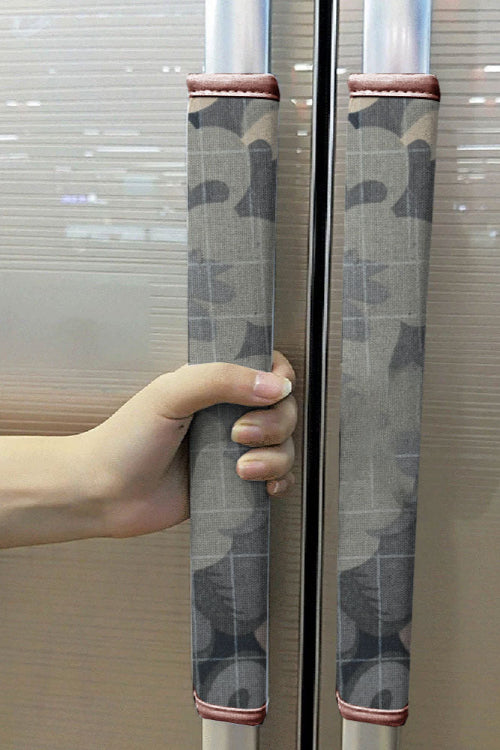 Fridge Handle Covers Filling Quilted Fabric Home Decor De Artistic 