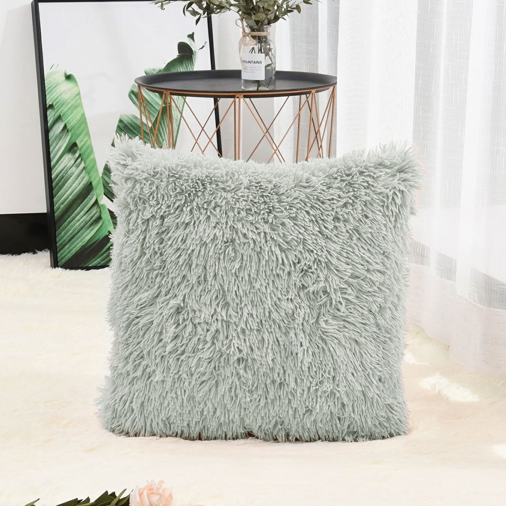 Ciudad Fur Design Cushion Cover Home Textile URA Grey 