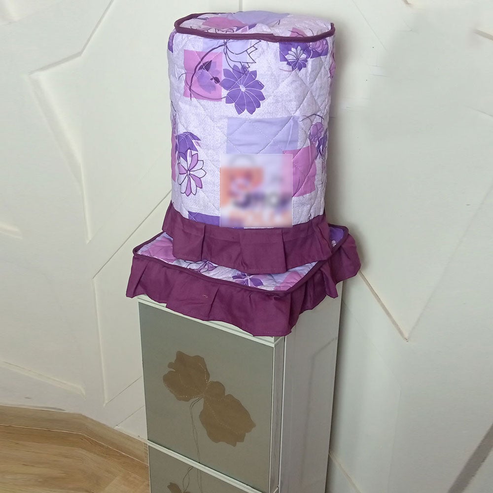 Standard Water Dispenser Cover Set Home Decor FGT Light Purple 