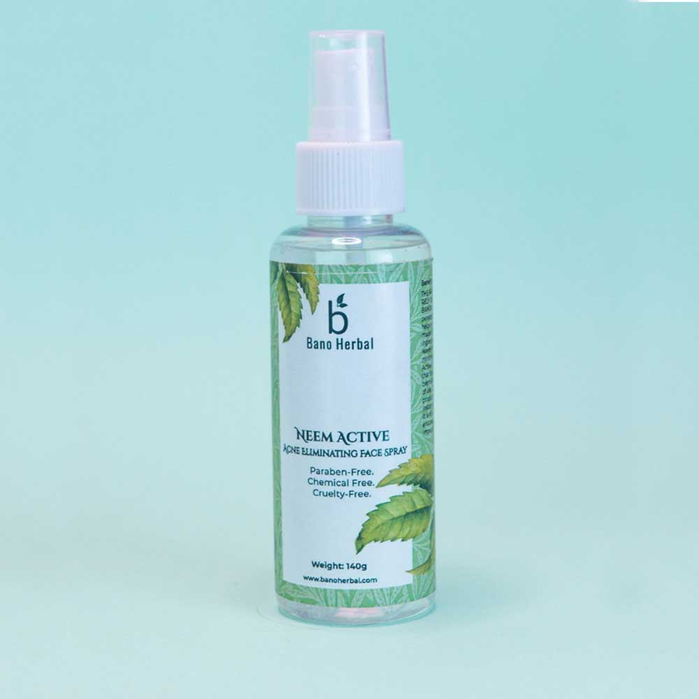 Bano Herbal Neem Active Acne Eliminating Face Spray Health & Beauty BOH 