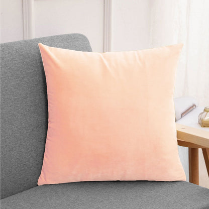 Imperial Silky Satin Solid Cushion Cover Home Textile URA Pink 