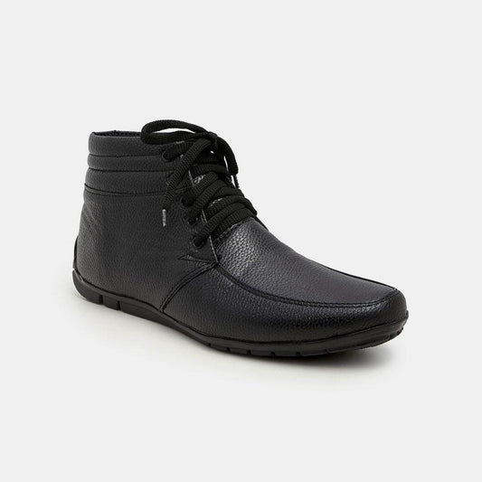 Men's Devon Leather Long Shoes Men's Shoes SNAN Traders Black EUR 39 