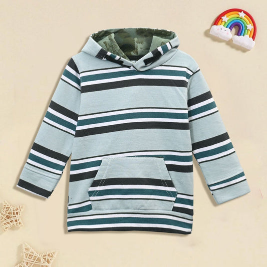 Kid's Tlemcen Design Fleece Pullover Hoodie Boy's Pullover Hoodie SDG Light Sky 6 Months 