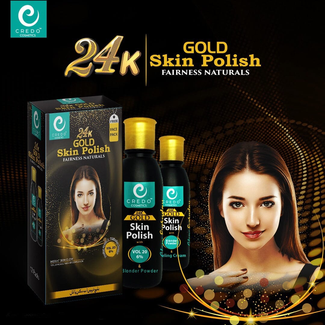 Credo Gold Skin Polish Fairness Peeling Cream & Whiting Booster - 200 ml Health & Beauty Credo Cosmetics 