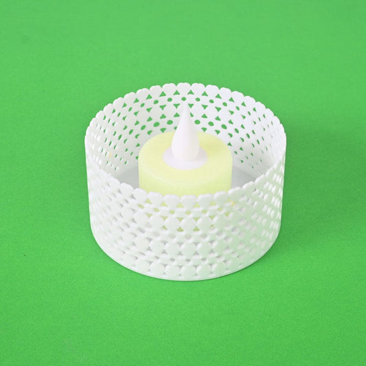 Fancy Heart Wall Design Led Candle Flameless Lamp Electronics SAK 