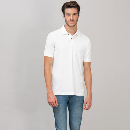 Men's Bacton Short Sleeve Polo Shirt Men's Polo Shirt Image White M 