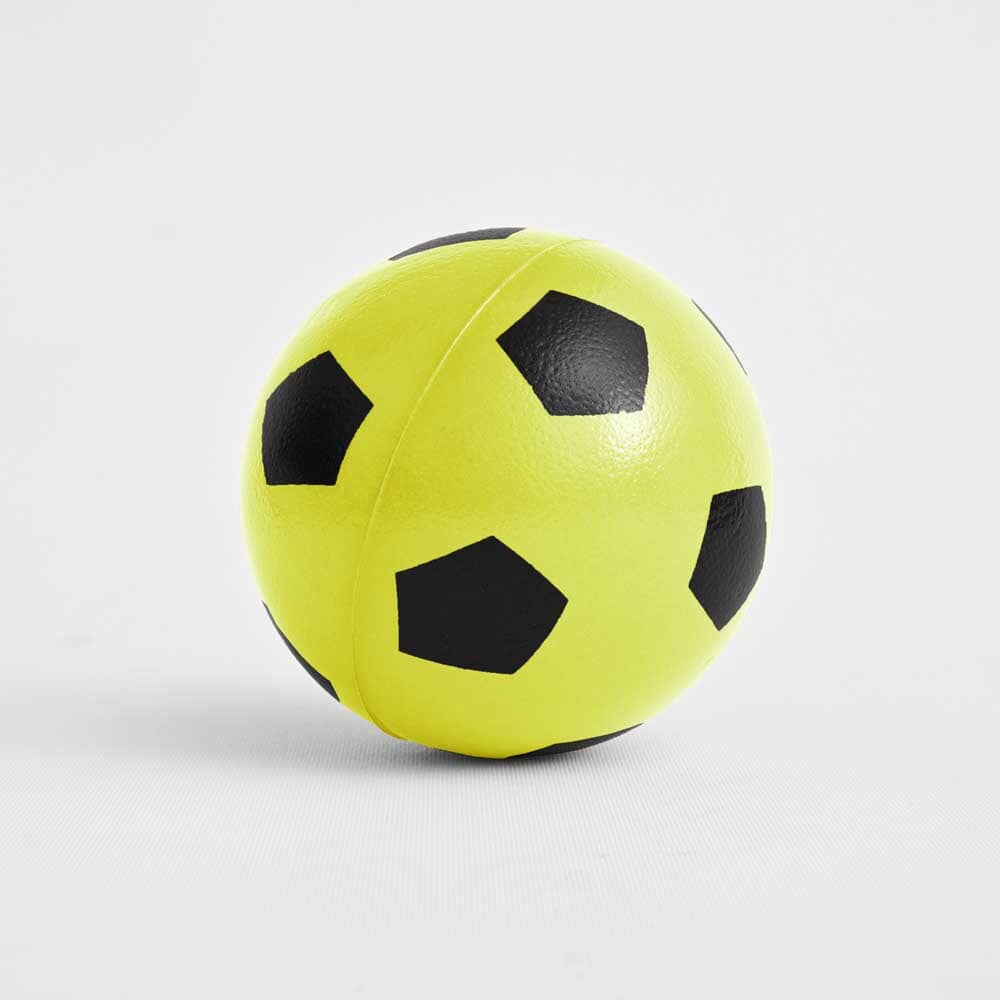 Kid's Football Design Playing Foam Ball Toy Credo Cosmetics Yellow 