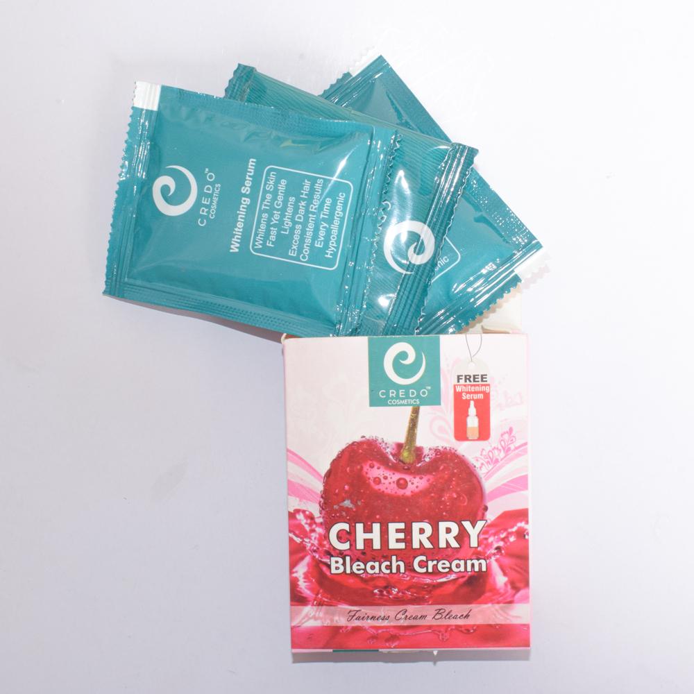 Credo Cherry Bleach Cream With Free Whitening Serum Health & Beauty Credo Cosmetics 