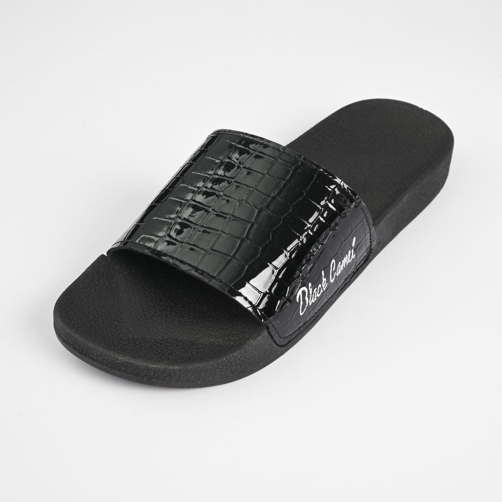 Black Camel Men's Nazaire Texture Style Printed Design Slides Men's Shoes Hamza Traders 
