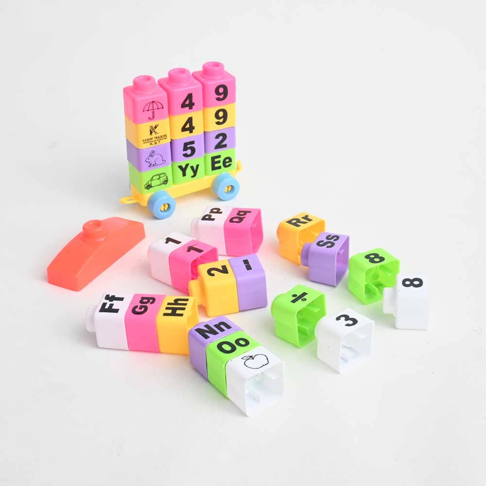 Kid's Alphabet & Numeric Building Blocks Toys Toy Credo Cosmetics 
