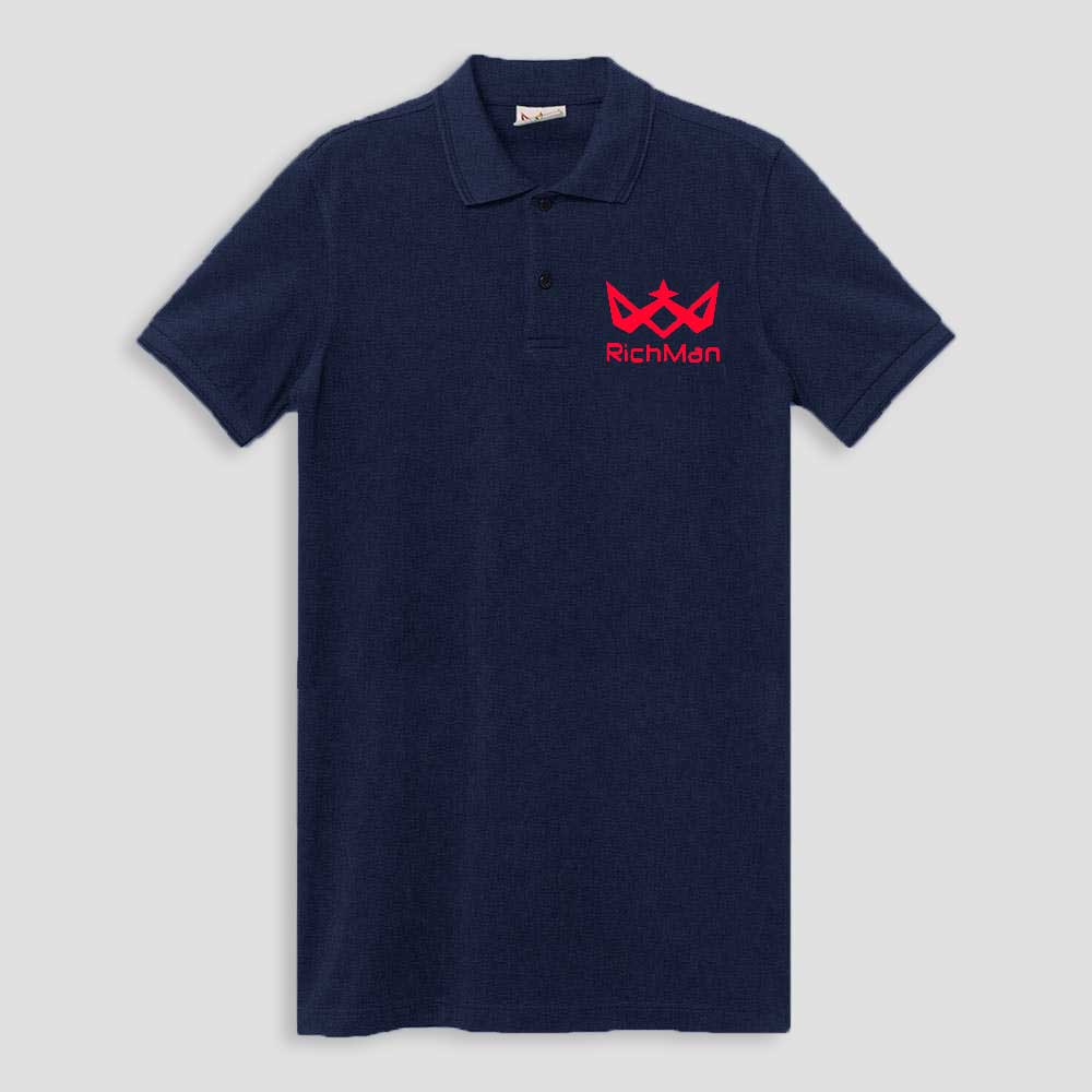 Richman Men's Amorium Short Sleeve Polo Shirt Men's Polo Shirt ASE Navy S 