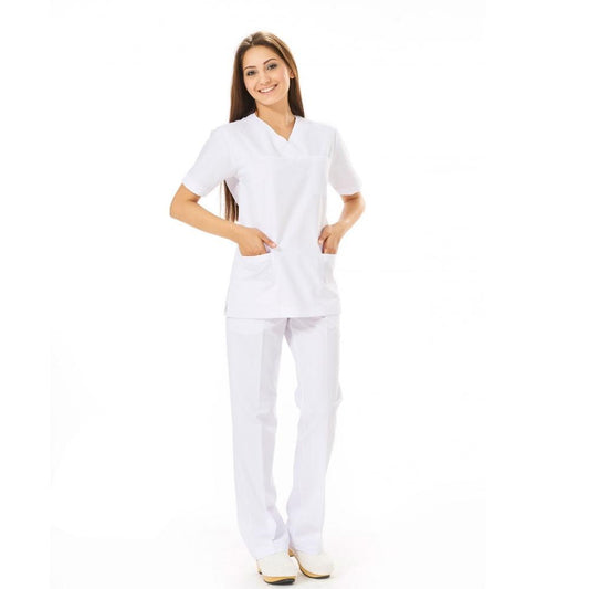 Unisex Doctor's Scrub Suit /Nursing Suit / Medical Uniform Set Scrubs MZR 