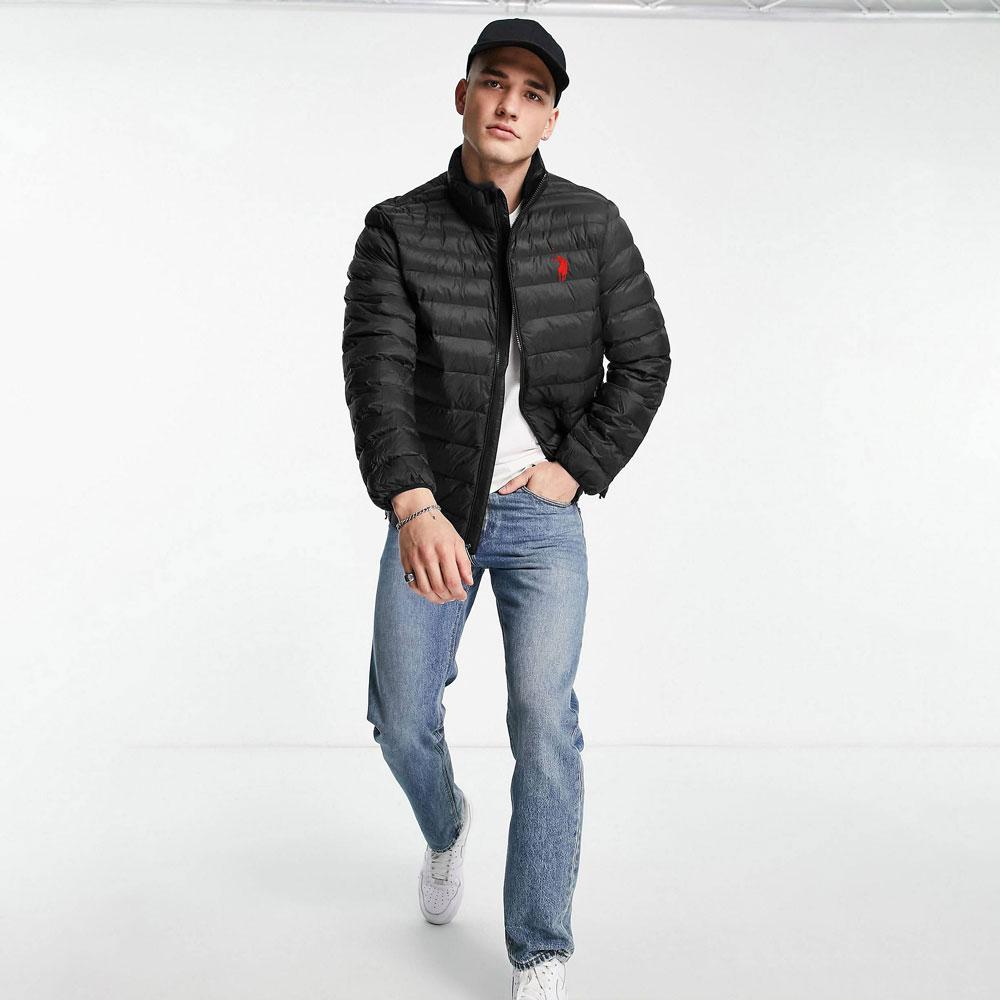 Polo Republica Men's Pony Embroidered Long Sleeve Puffer Jacket Men's Gilet S.H Knitwear 