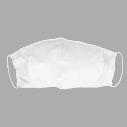 Unisex Anti-Dust Double Fabric White Reusable Face Mask