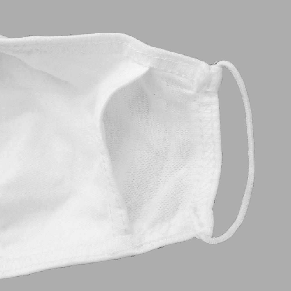 Unisex Anti-Dust Double Fabric White Reusable Face Mask
