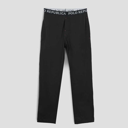 Polo Republica Men's Vodice Slim Fit Pique Lounge Summer Pants Men's Sleep Wear Polo Republica Black S 